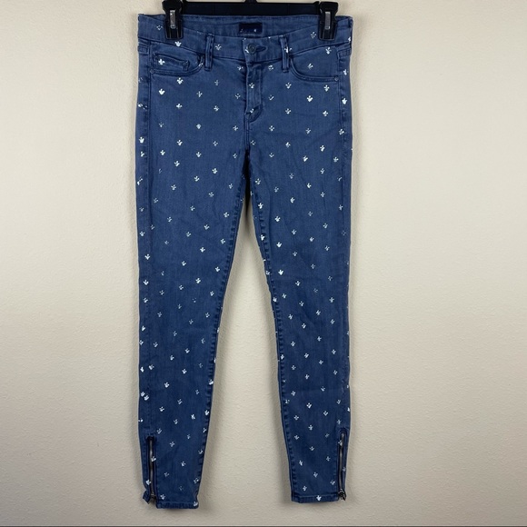 Mother Denim The looker ankle zip skinny Jeans 26 - Picture 2 of 9